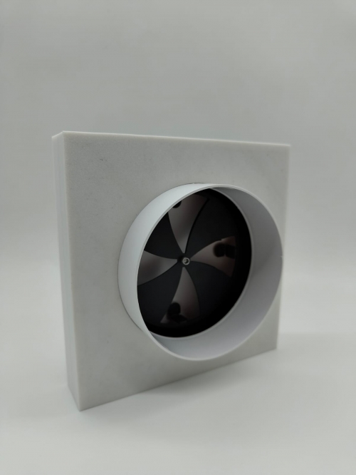 Теневой магнитный диффузор квадрат для натяжных потолков 150x150/100 мм