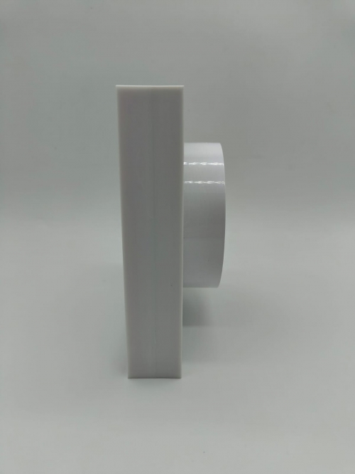 Теневой магнитный диффузор квадрат для натяжных потолков 150x150/100 мм