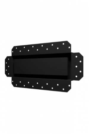 Решетка вентиляционная SGR 300х100 окраш. сталь Matt black ERA